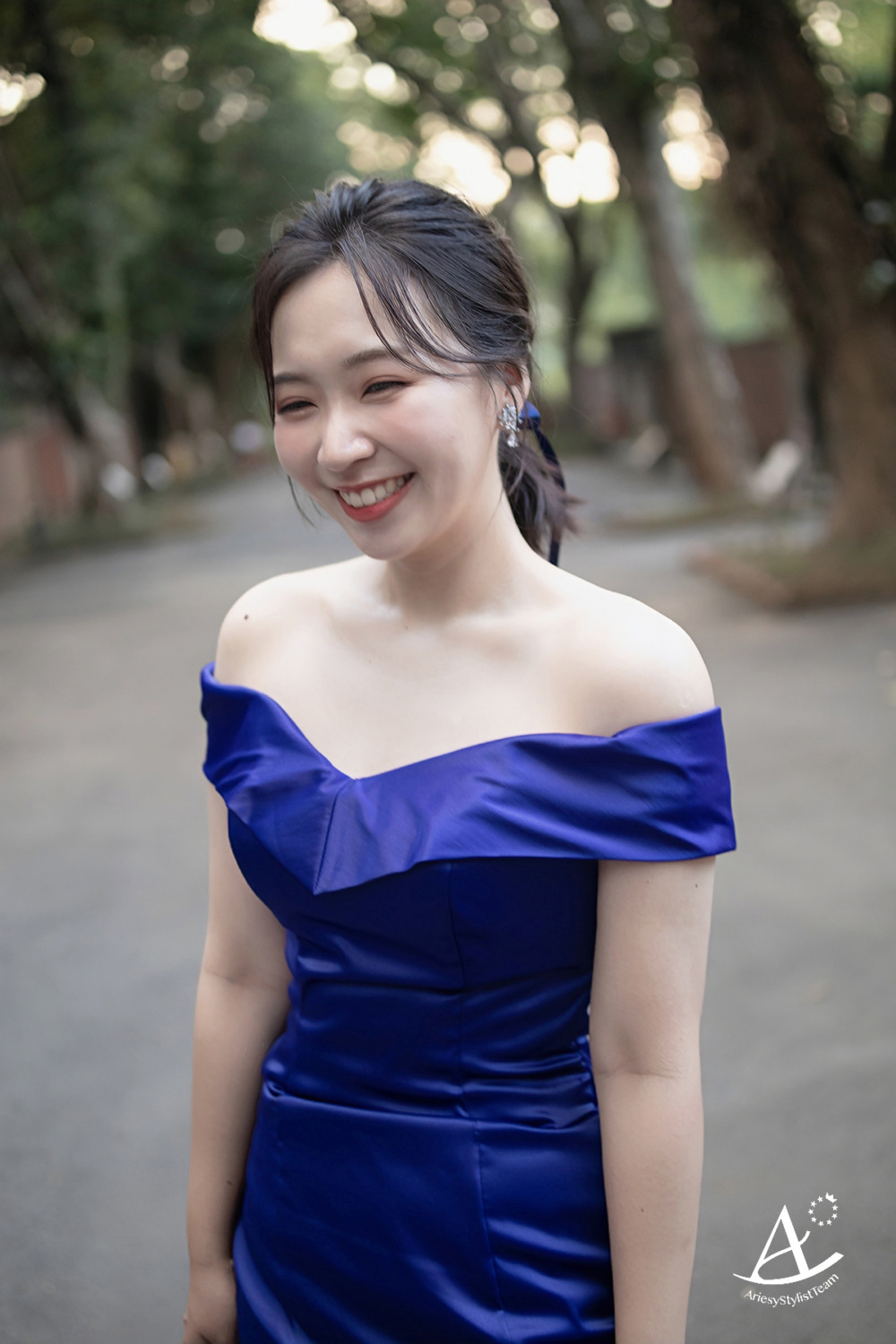 新秘,短髮新娘,低馬尾,自助婚紗,自然清新