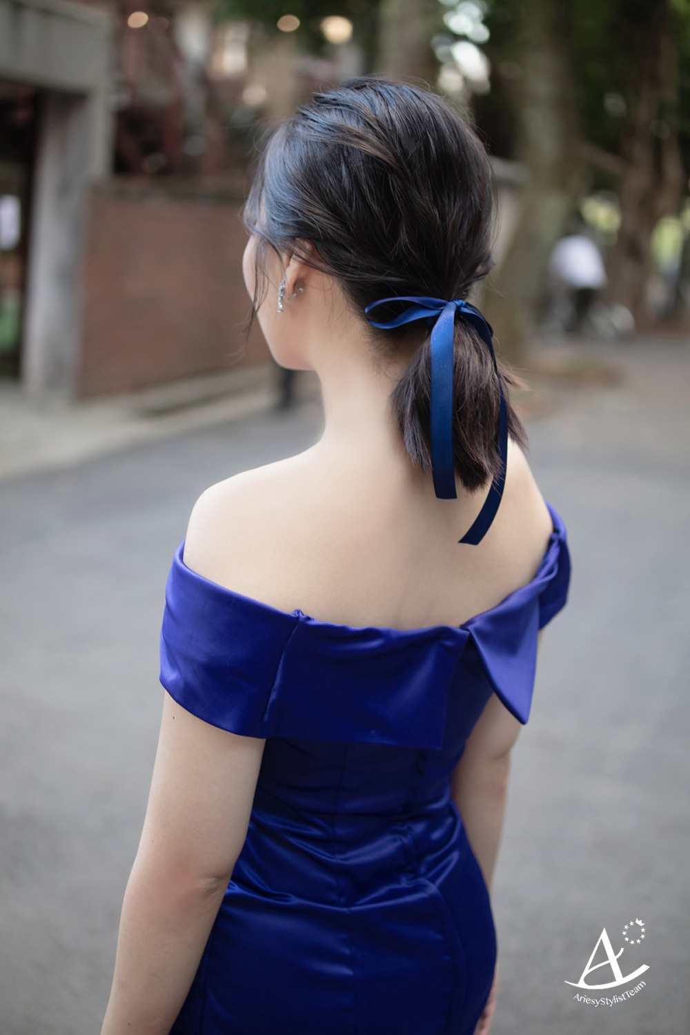 新秘,短髮新娘,低馬尾,自助婚紗,自然清新