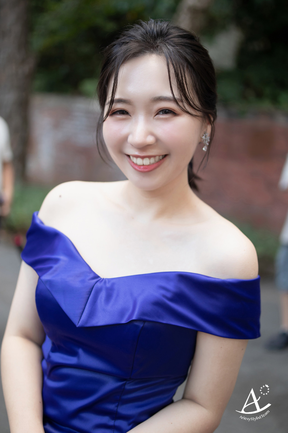 新秘,短髮新娘,低馬尾,自助婚紗,自然清新