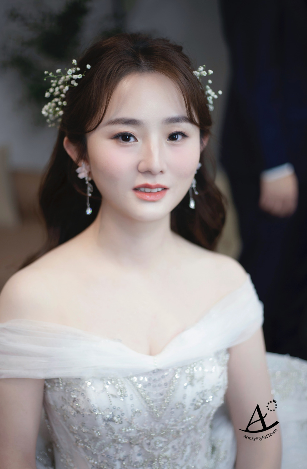白紗造型,花藝新秘,仙女系新娘,輕透妝感,森林系,新娘秘書