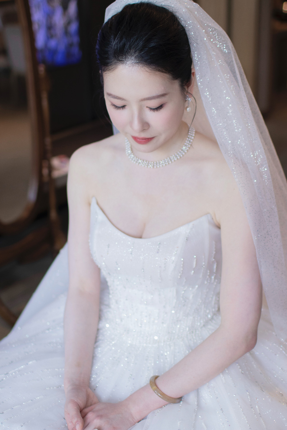 龍鳳褂新娘造型,台北新秘,新娘秘書,經典白紗新娘造型,新秘,自然輕透新娘妝感