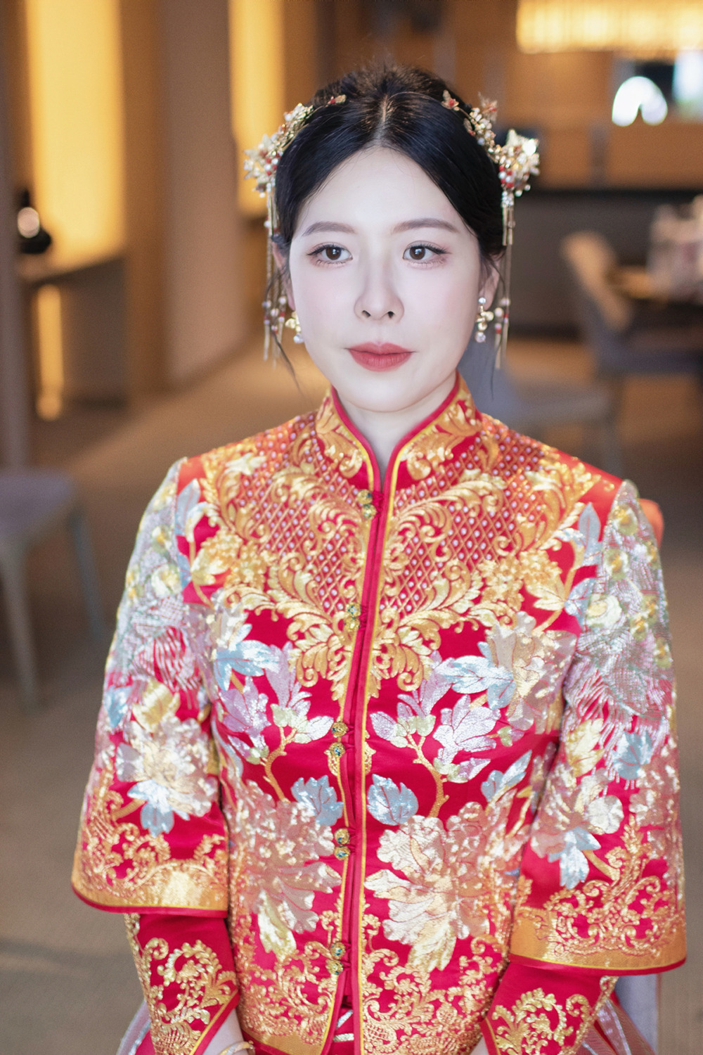 龍鳳褂新娘造型,台北新秘,新娘秘書,經典白紗新娘造型,新秘,自然輕透新娘妝感