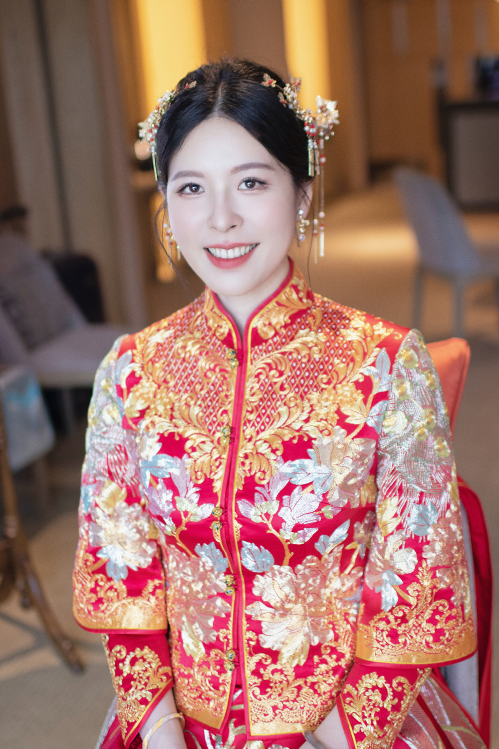 龍鳳褂新娘造型,台北新秘,新娘秘書,經典白紗新娘造型,新秘,自然輕透新娘妝感