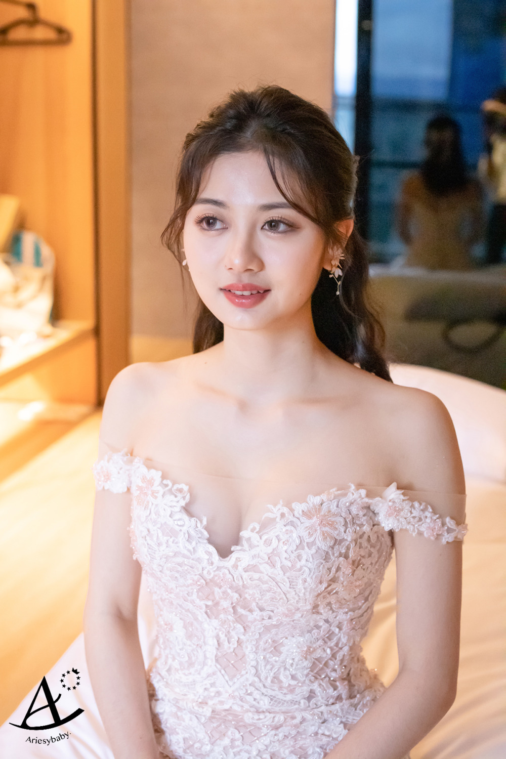 立體妝感,敬酒造型,新娘秘書,甜美造型,蝴蝶結造型