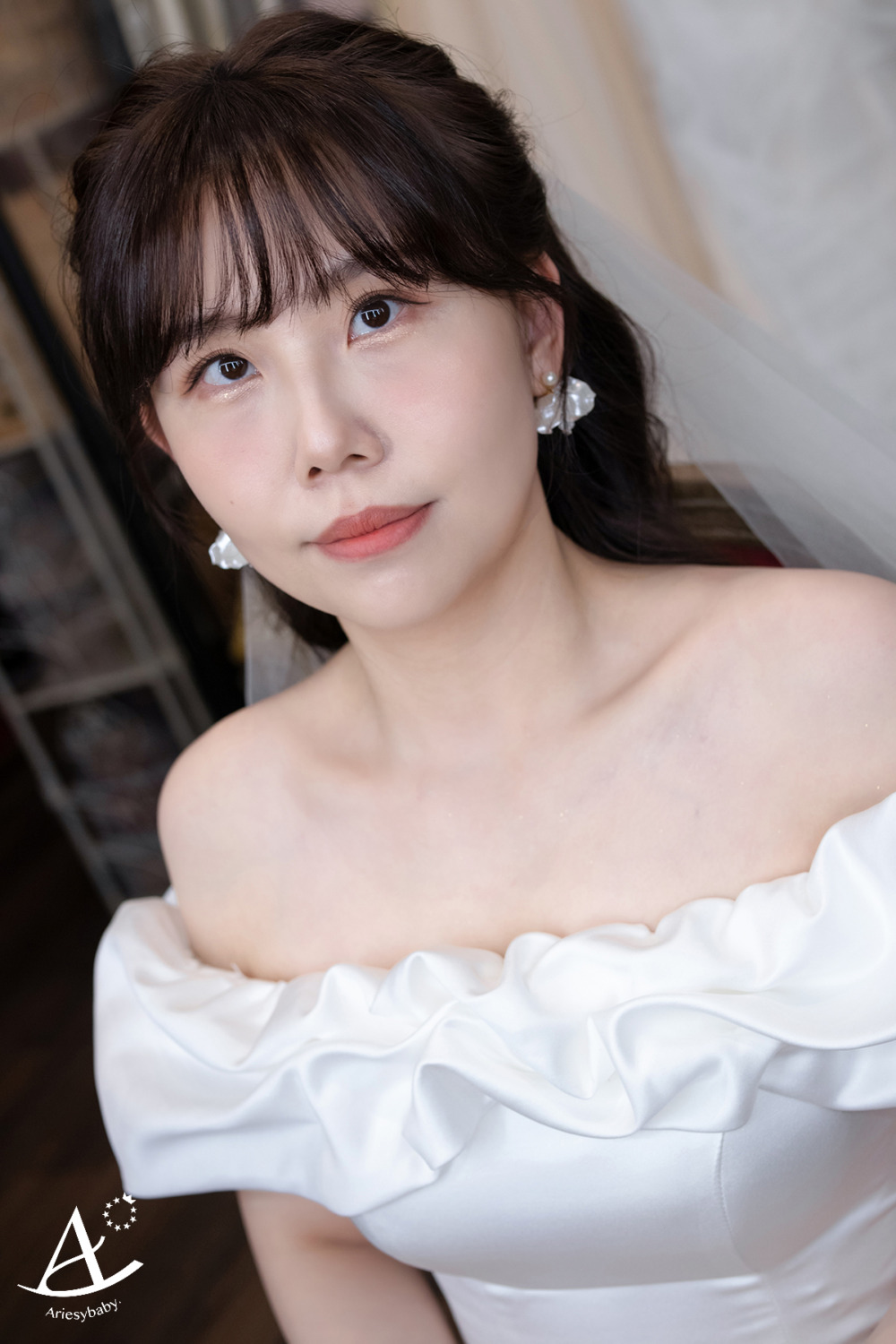 韓系妝感,公主頭造型,新娘秘書,韓風新娘,白紗造型
