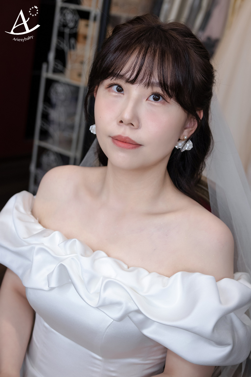 韓系妝感,公主頭造型,新娘秘書,韓風新娘,白紗造型