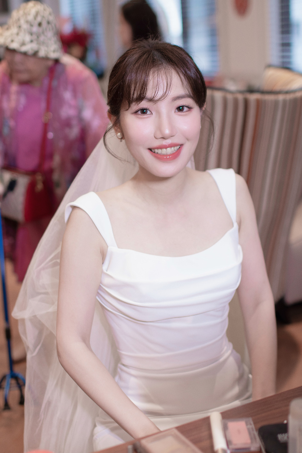美式新娘造型,韓系教堂證婚新娘造,韓系妝感,自然眼型調整型,萬豪酒店新娘,新秘推薦,新秘,新娘編髮造型