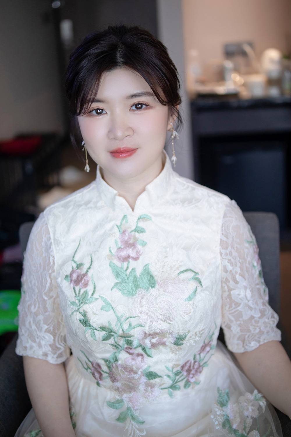 台北新秘,新娘造型,文定造型,白金花園酒店,透亮妝感