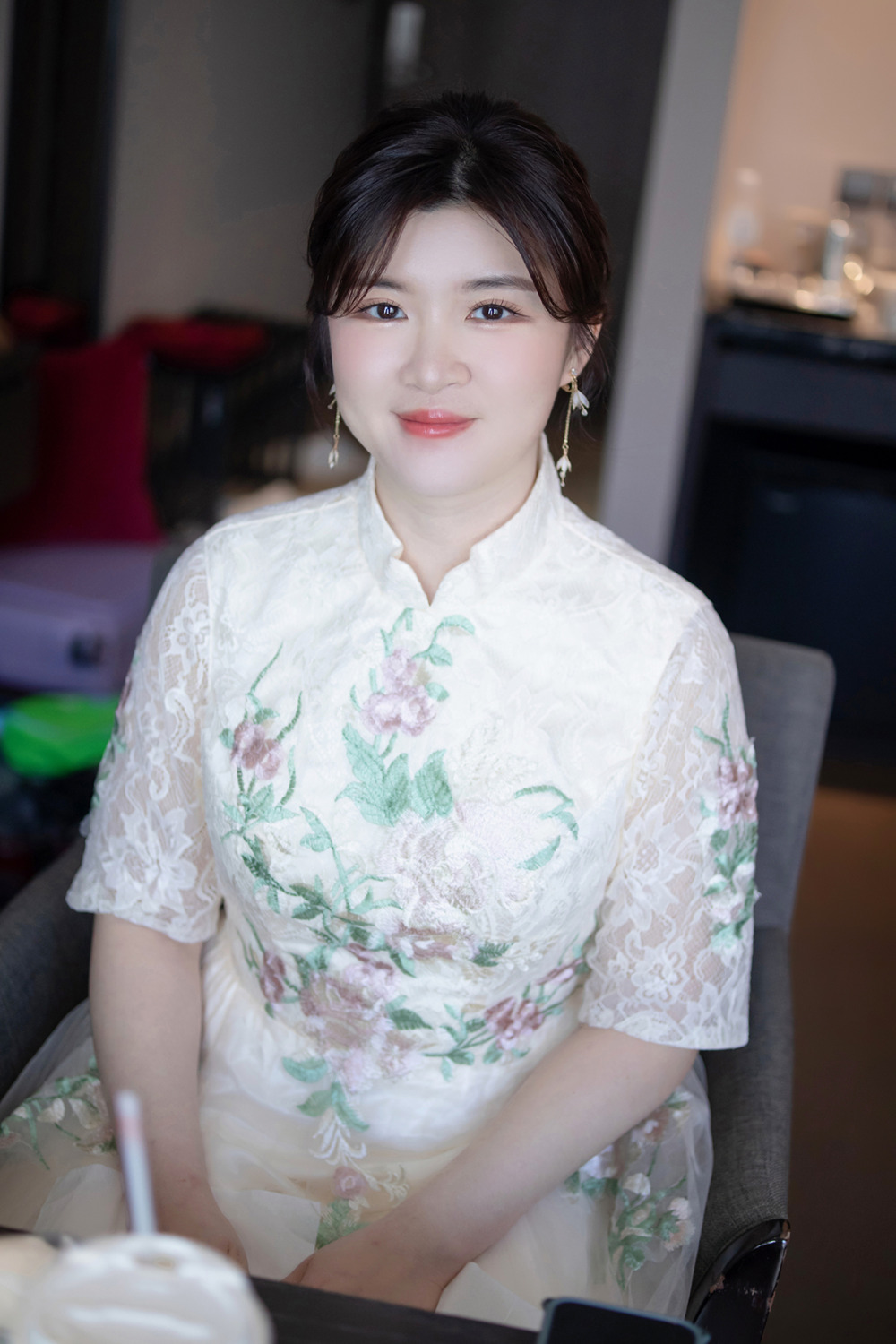 台北新秘,新娘造型,文定造型,白金花園酒店,透亮妝感