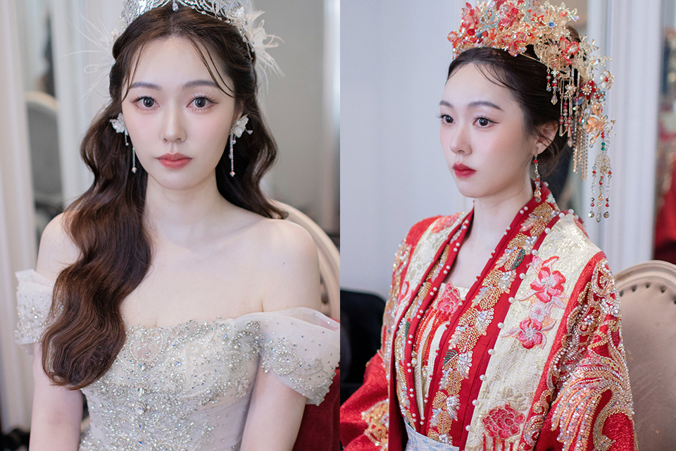 證婚新娘造型,台北新秘,經典漢服古裝新娘造型,新娘秘書,千金感新娘妝感,青青食尚花園飯店新娘造型,新娘古裝婚禮造型搭配