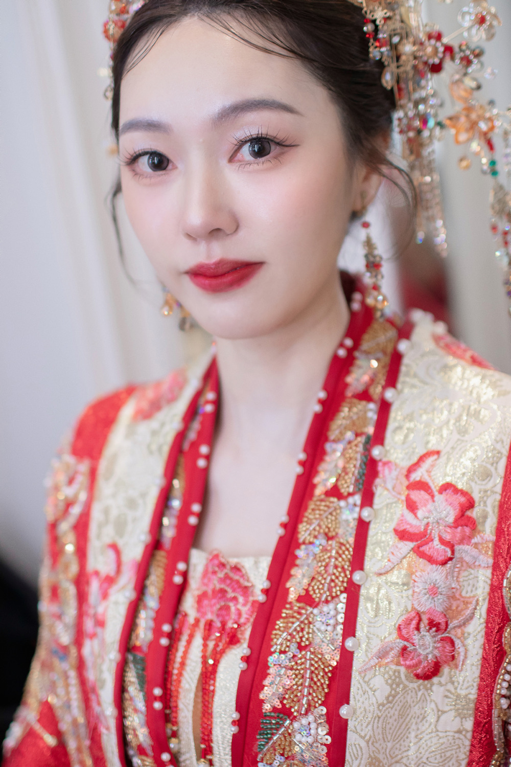 證婚新娘造型,台北新秘,經典漢服古裝新娘造型,新娘秘書,千金感新娘妝感,青青食尚花園飯店新娘造型,新娘古裝婚禮造型搭配