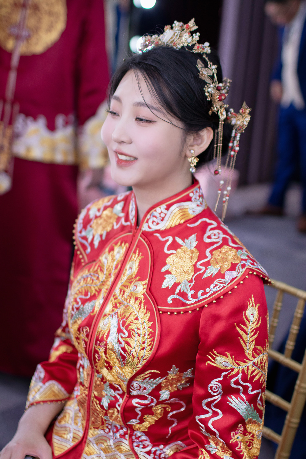 嘉盧證婚新娘造型,台北新秘,龍鳳褂新娘造型,新娘秘書,新秘,證婚新娘造型