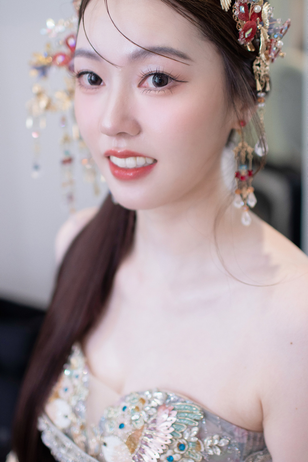 證婚新娘造型,台北新秘,經典漢服古裝新娘造型,新娘秘書,千金感新娘妝感,青青食尚花園飯店新娘造型,新娘古裝婚禮造型搭配