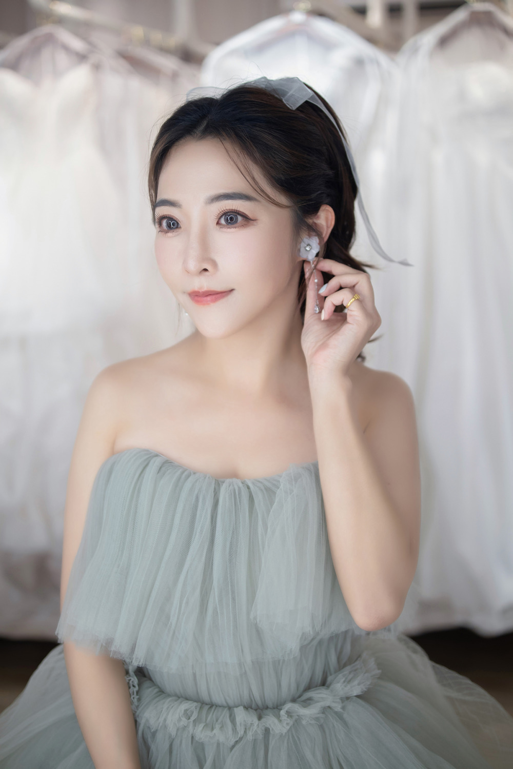 輕盈活潑,甜美,新娘秘書,濃顏系新娘妝感,新娘造型