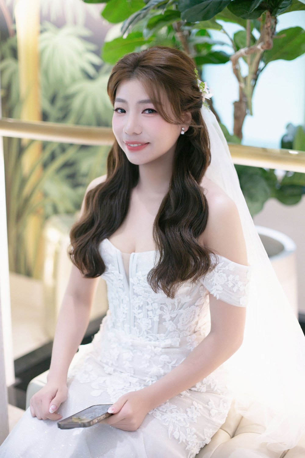 台北戶外證婚場地維多麗亞,戶外證婚儀式花藝造型,迎娶新娘白紗放髮造型,愛瑞思新娘秘書造型團隊,台北新秘ariesy