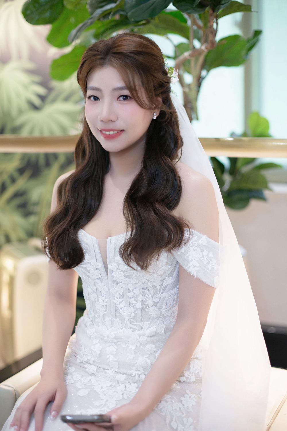 韓系內雙自然妝髮,台北戶外證婚場地維多麗亞,戶外證婚儀式花藝造型,迎娶新娘白紗放髮造型,愛瑞思新娘秘書造型團隊,台北新秘ariesy