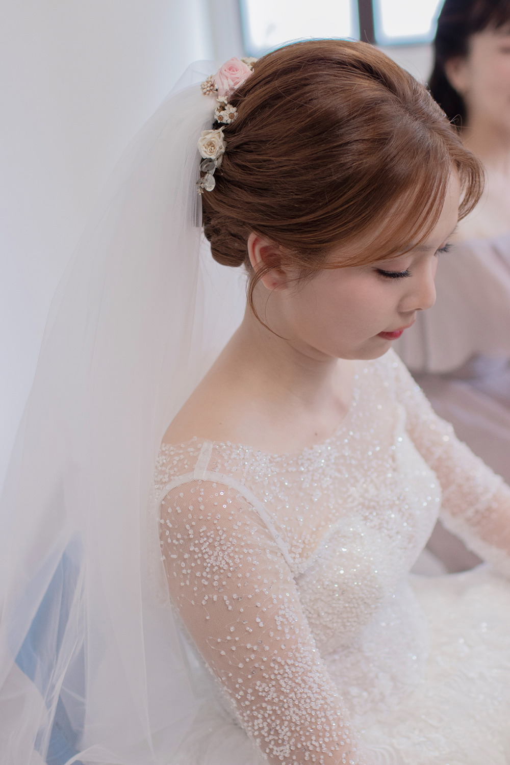 新娘秘書｜自然清新教會婚禮造型/晚宴時尚千金造型~芸