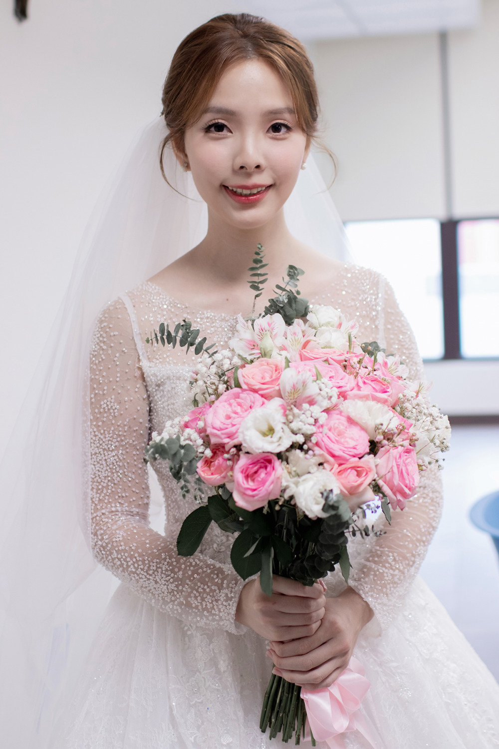 新娘秘書｜自然清新教會婚禮造型/晚宴時尚千金造型~芸