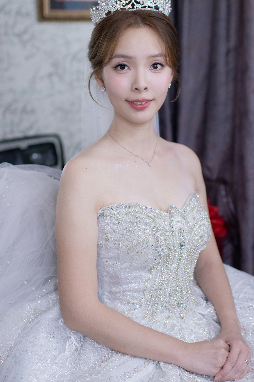 新娘秘書｜自然清新教會婚禮造型/晚宴時尚千金造型~芸
