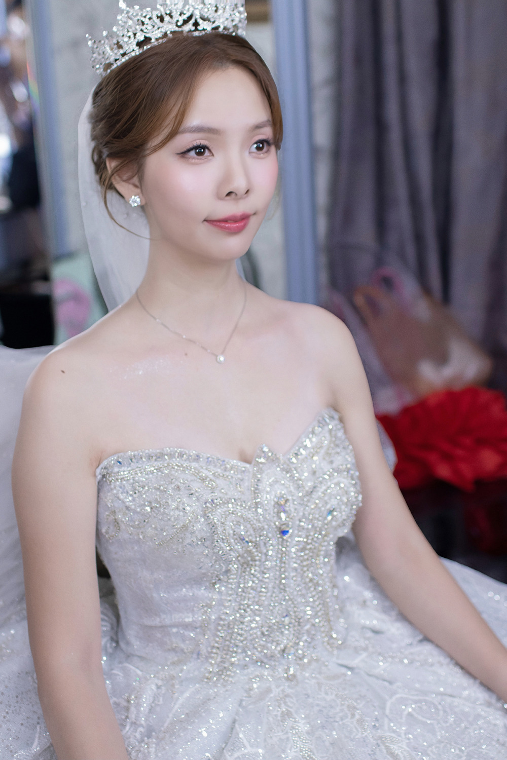 新娘秘書｜自然清新教會婚禮造型/晚宴時尚千金造型~芸
