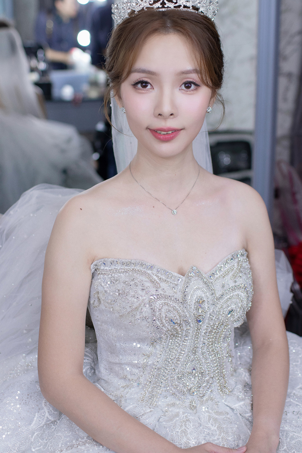新娘秘書｜自然清新教會婚禮造型/晚宴時尚千金造型~芸