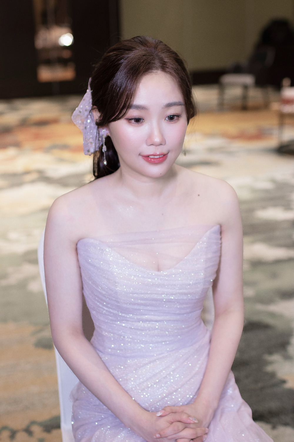 新秘,千金感新娘妝容,高馬尾公主頭甜美造型,經典白紗造型,新娘秘書,骨相立體妝感