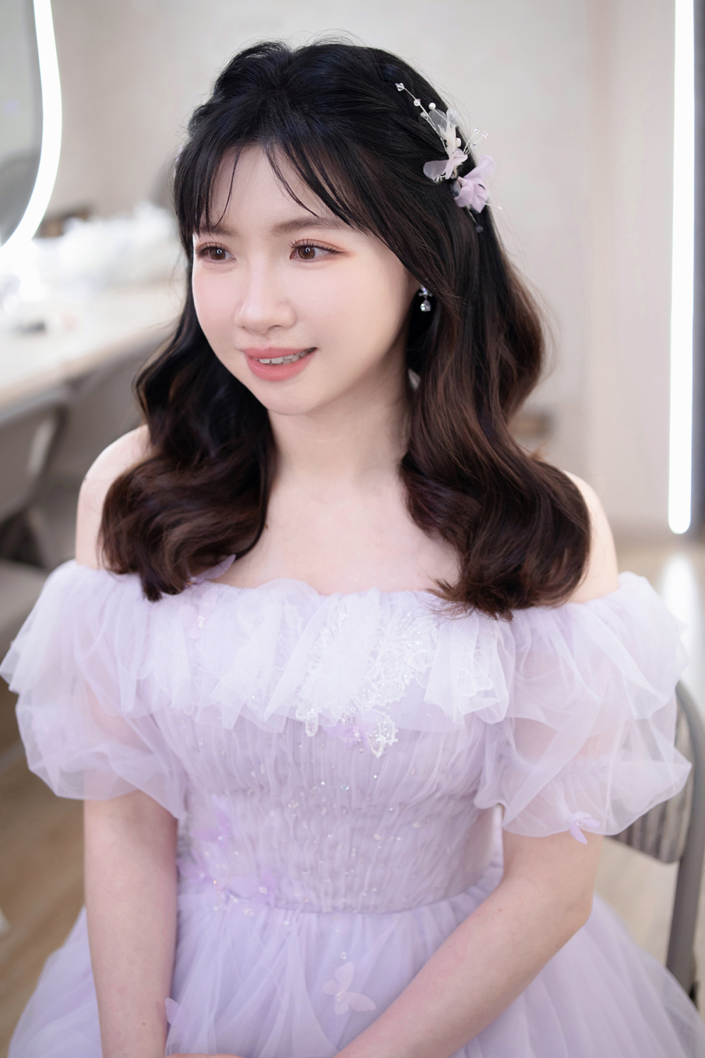 甜美可愛,新娘秘書,清新透亮妝感,白紗造型,新娘造型 甜美可愛,公主頭,新娘秘書,清新透亮妝感,新娘造型