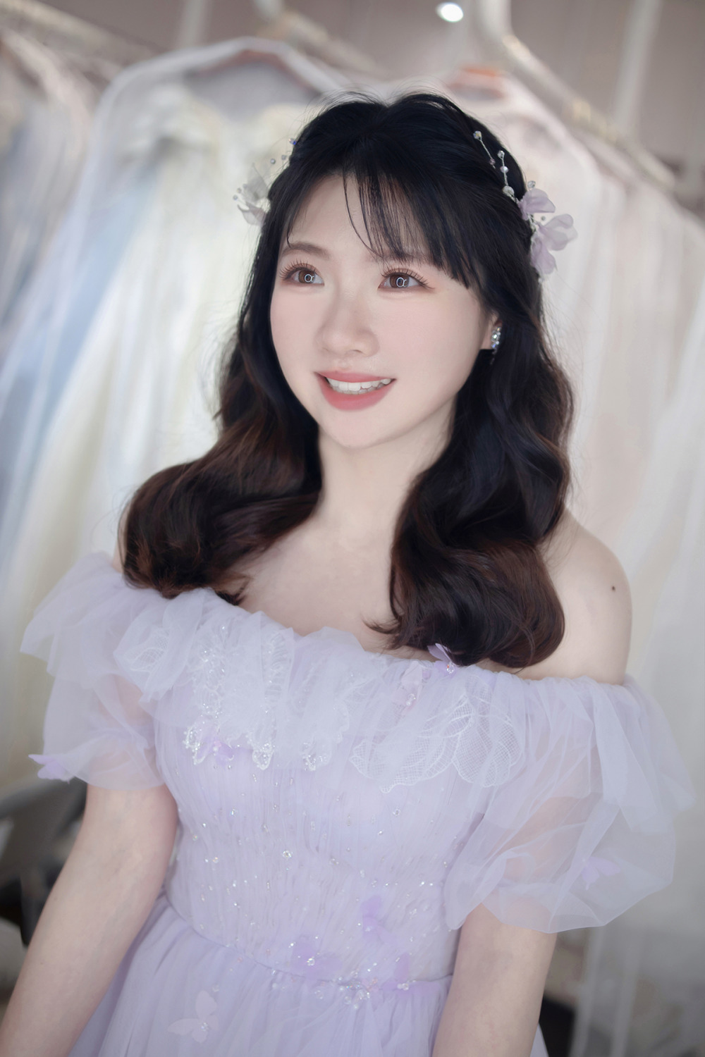 甜美可愛,新娘秘書,清新透亮妝感,白紗造型,新娘造型 甜美可愛,公主頭,新娘秘書,清新透亮妝感,新娘造型