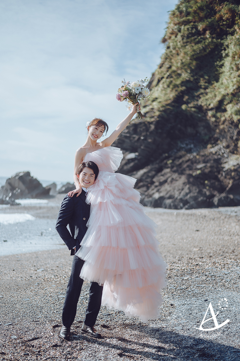 婚紗攝影,婚紗推薦,婚紗景點宜蘭,多層次蛋糕裙禮服,婚紗照,Ariesy婚紗,婚攝大嘴