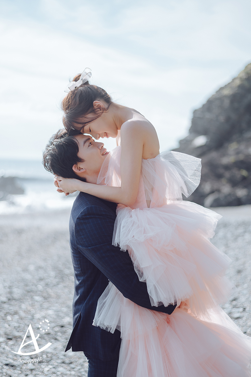 婚紗攝影,婚紗推薦,婚紗景點宜蘭,多層次蛋糕裙禮服,婚紗照,Ariesy婚紗,婚攝大嘴