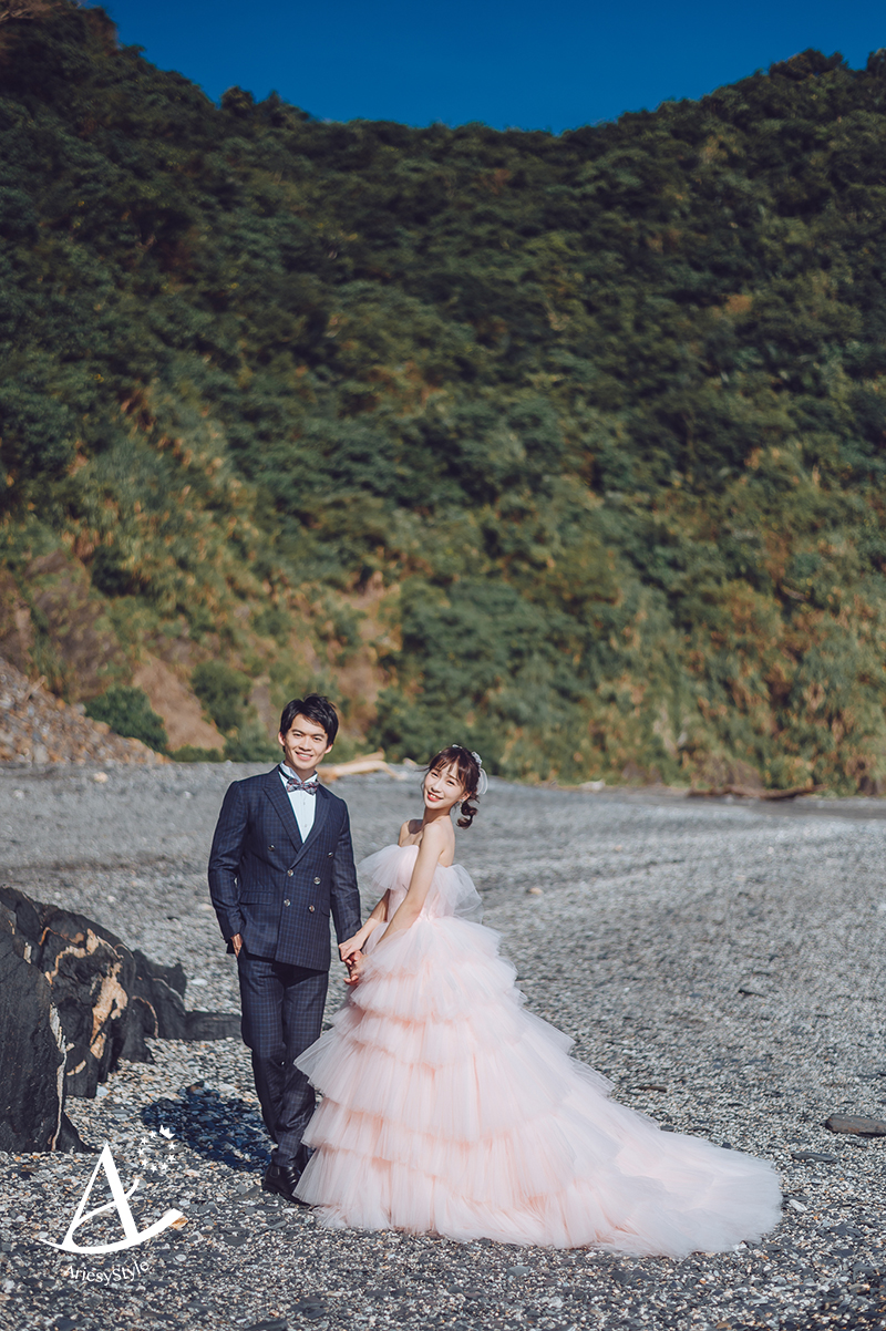 婚紗攝影,婚紗推薦,婚紗景點宜蘭,多層次蛋糕裙禮服,婚紗照,Ariesy婚紗,婚攝大嘴