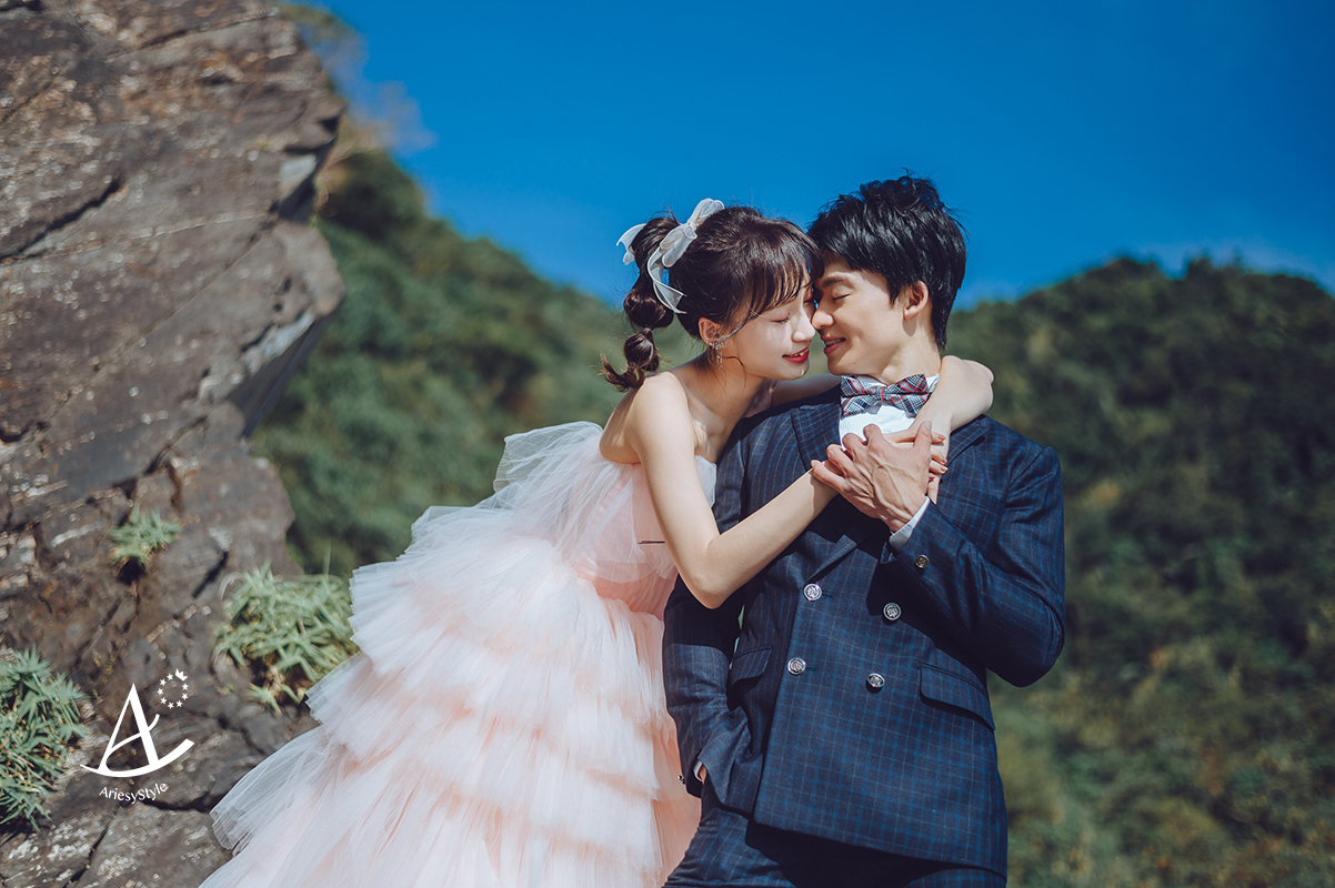 婚紗攝影,婚紗推薦,婚紗景點宜蘭,多層次蛋糕裙禮服,婚紗照,Ariesy婚紗,婚攝大嘴