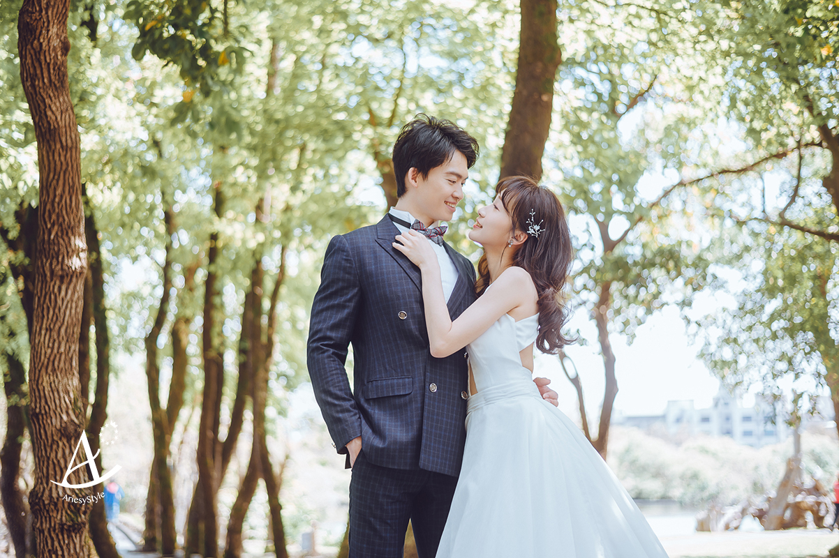 婚紗攝影,婚紗推薦,婚紗景點宜蘭,韓系削肩白紗,婚紗照,Ariesy婚紗,婚攝大嘴