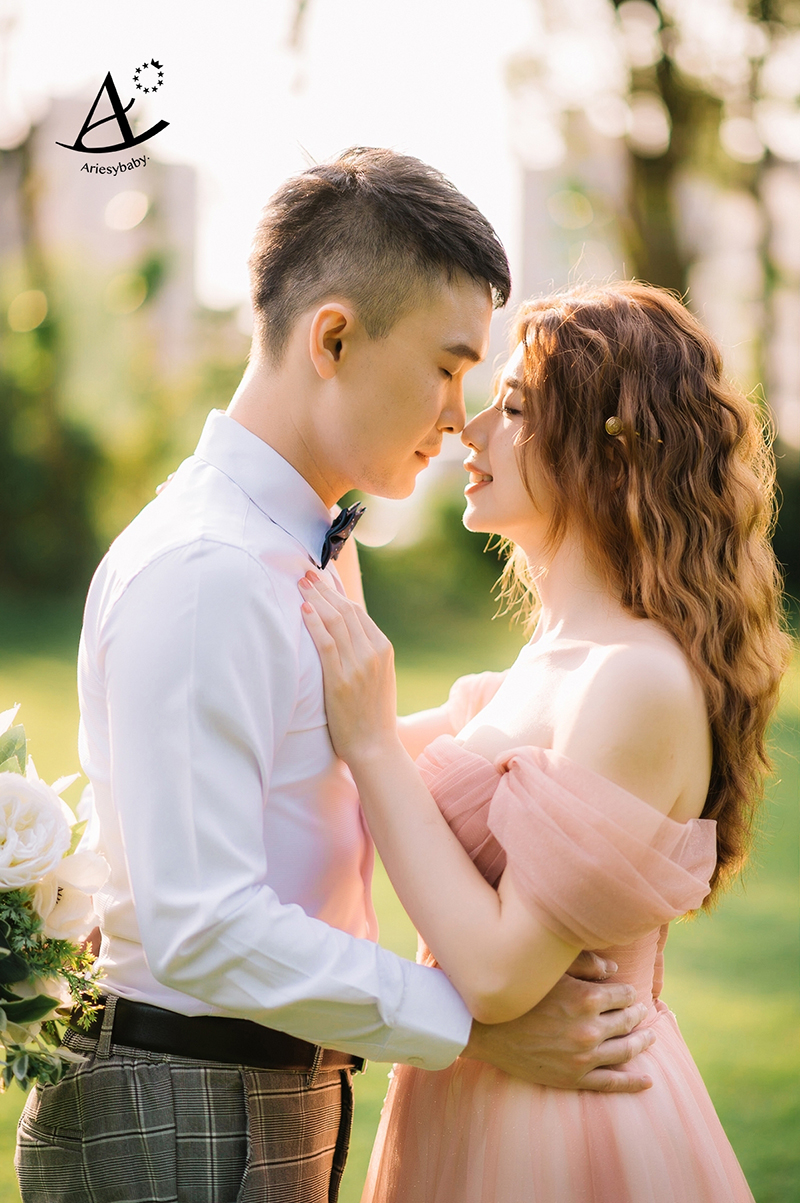 韓風婚紗推薦,婚紗景點淡水,時尚韓風捲髮,Ariesy愛瑞思婚紗,婚攝大嘴團隊