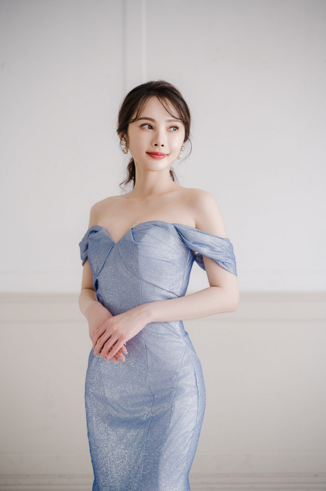 台北婚紗禮服工作室,ARIESY愛瑞思婚紗,藍色魚尾禮服,尾牙晚會禮服,台北婚紗出租